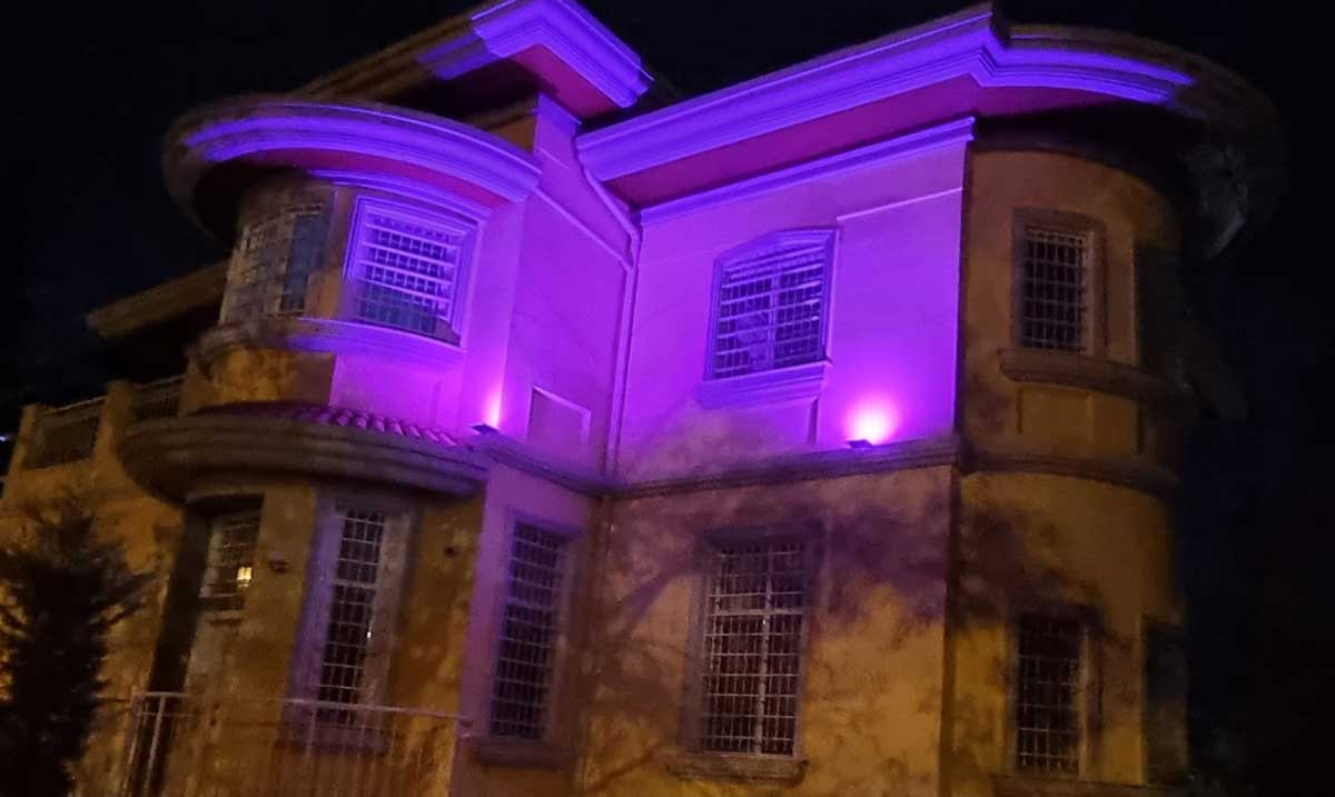 לילה סגול בשגרירות ישראל באנקרה. צילום: שגרירות ישראל באנקרה