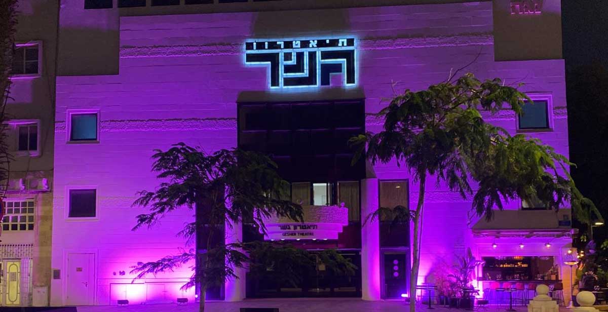 לילה סגול בתיאטרון גשר. צילום: סרגיי נוביצקי