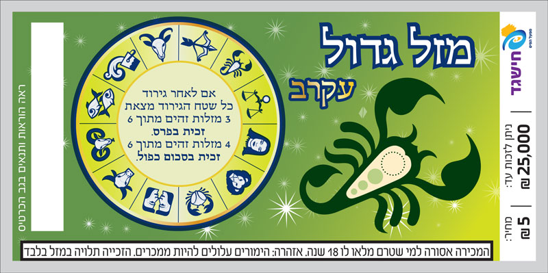 חישגד מזל גדול עקרב